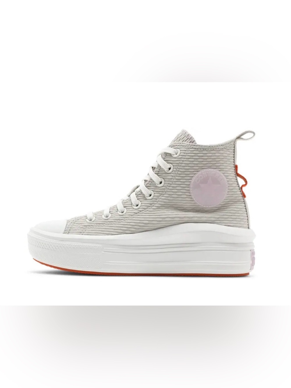 Converse Chuck Taylor All Star Move High Light Gray High-Top Platform Sneaker
